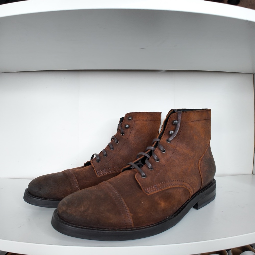 Thursday Boot Company Men's Rustic Brown Lace-Up Boots- Captains